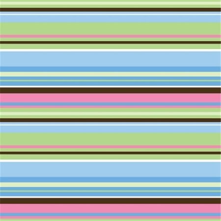 WALL POPS WallPops WPB93801 Ribbon Candy Blue Blox Pack of 2 WPB93801